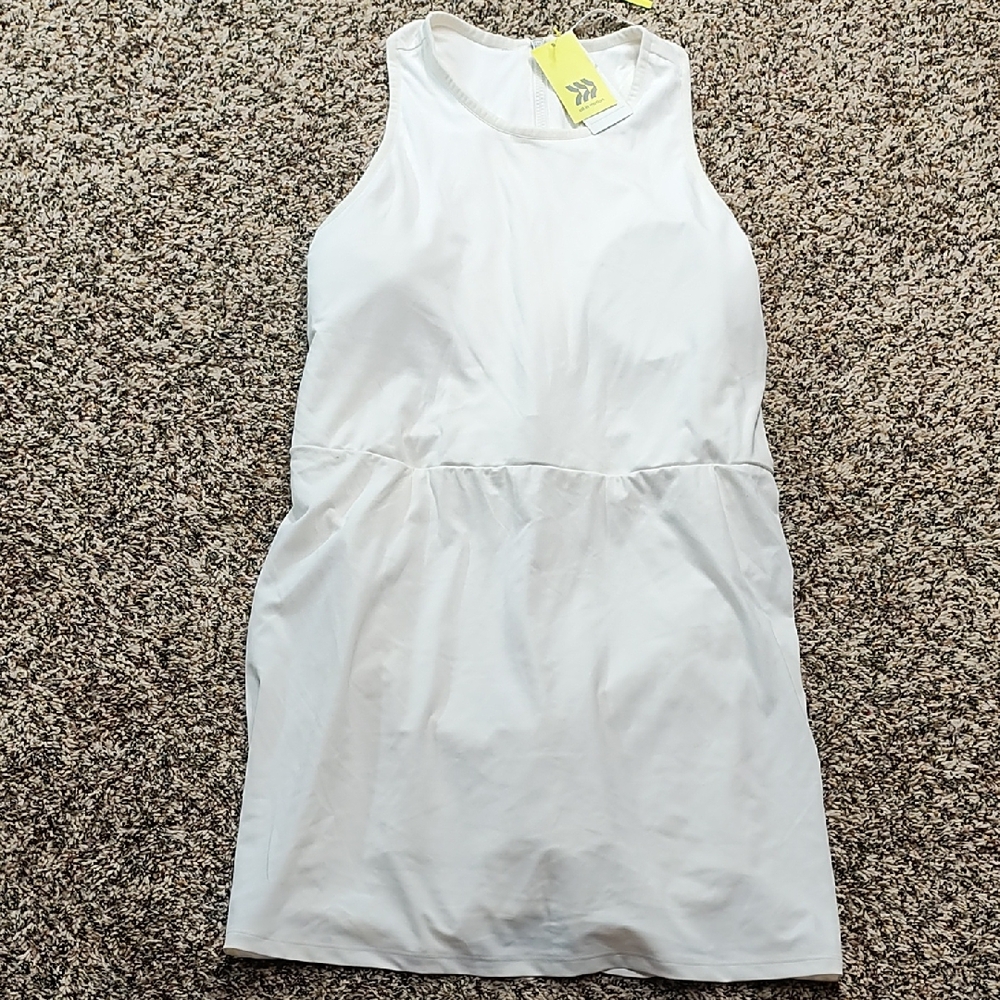 All In Motion | White Sleeveless Dress